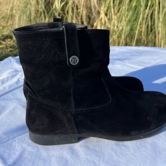 Birkenstock Sarnia Waxed Suede Boot, black, Size 40 EU (9-9.5US) - Picture 3 of 7